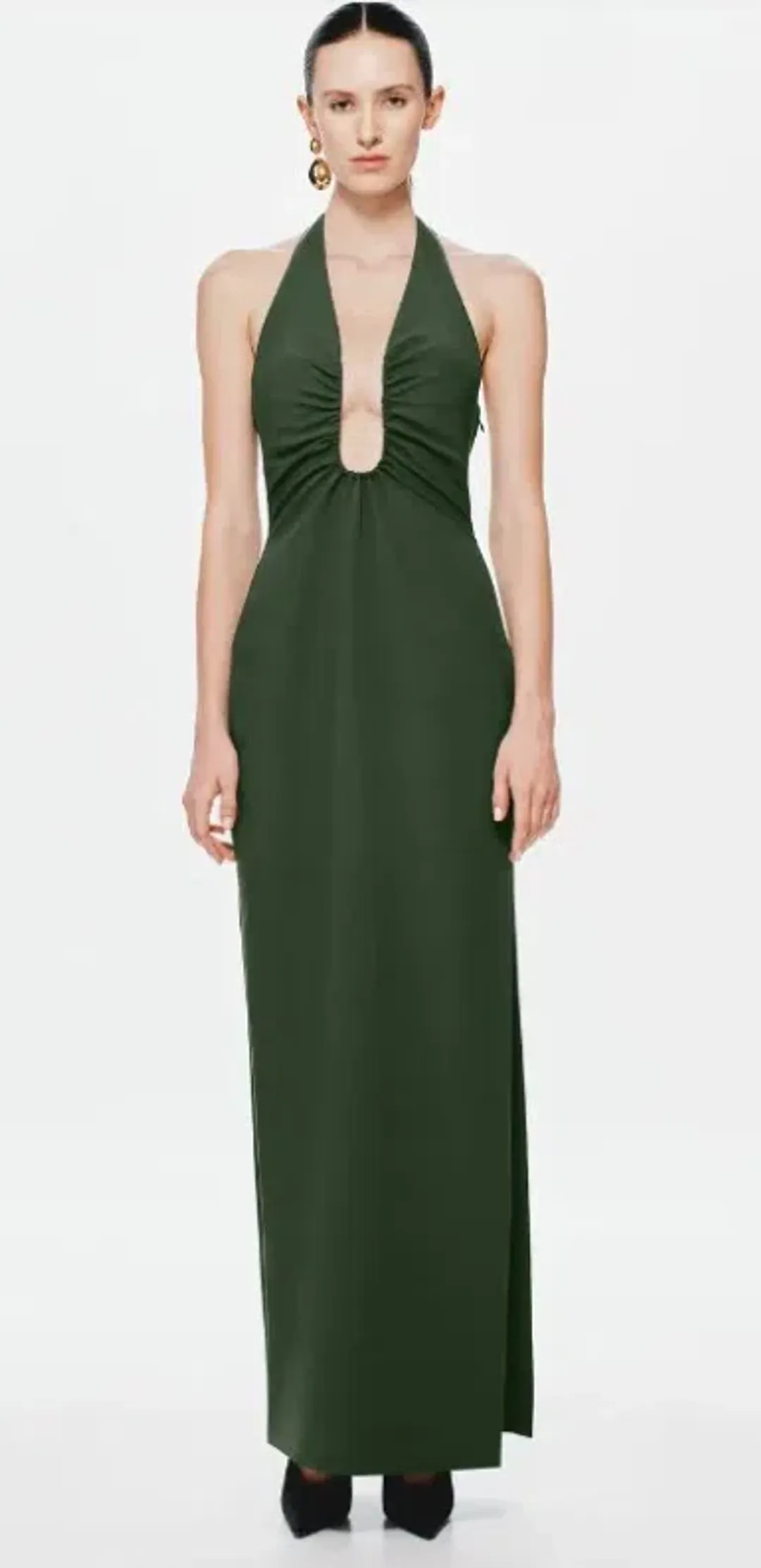 MISHA The Alusia Dress Black Size 12 for rent on The Volte - main image