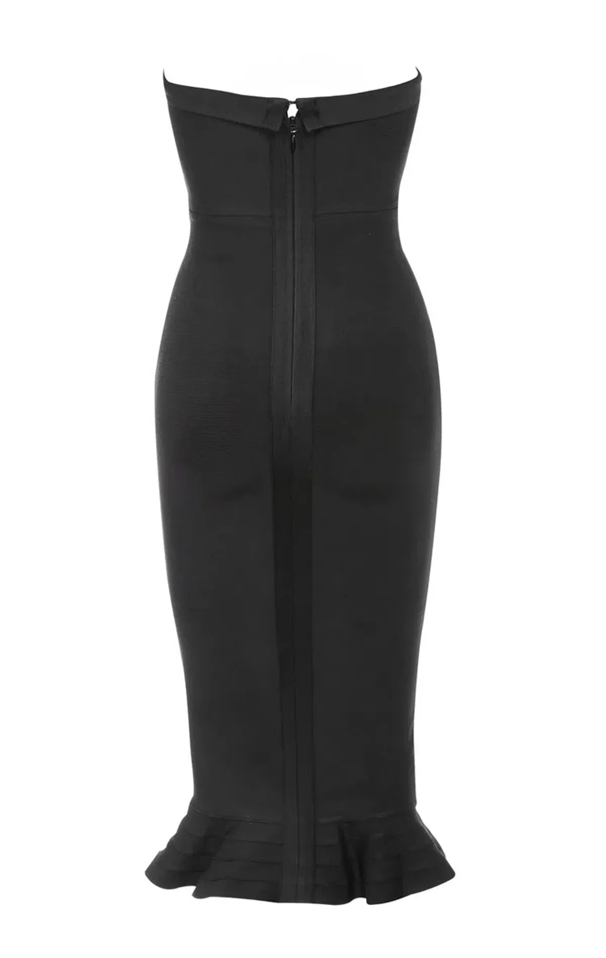 House of CB Fabrizia Midi Dress Black Size 6 - Image 5