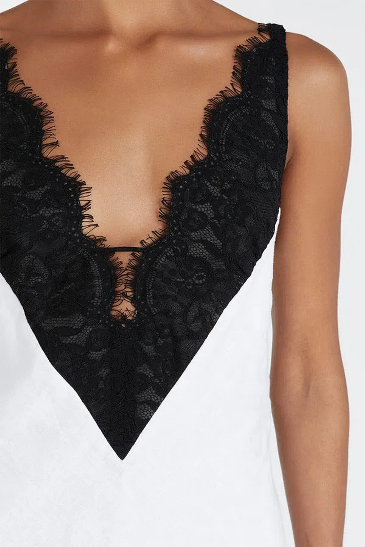 DISSH Hazel White Lace Linen Midi Dress - Image 5