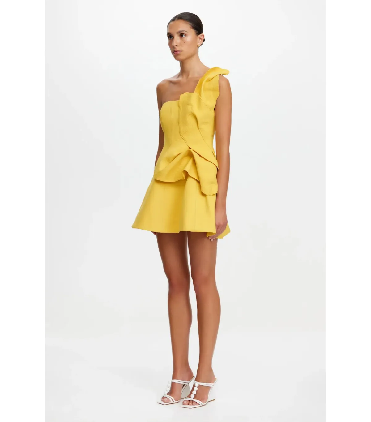 Acler Drake Mini Dress in Tuscan Sun Size AU 8 - Image 2