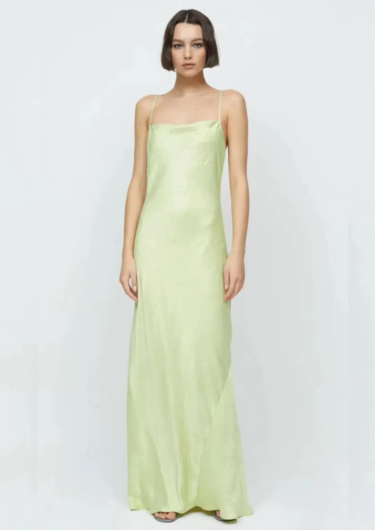 Bec & Bridge Lani Maxi Dress Lime Green Size 6 - Image 4
