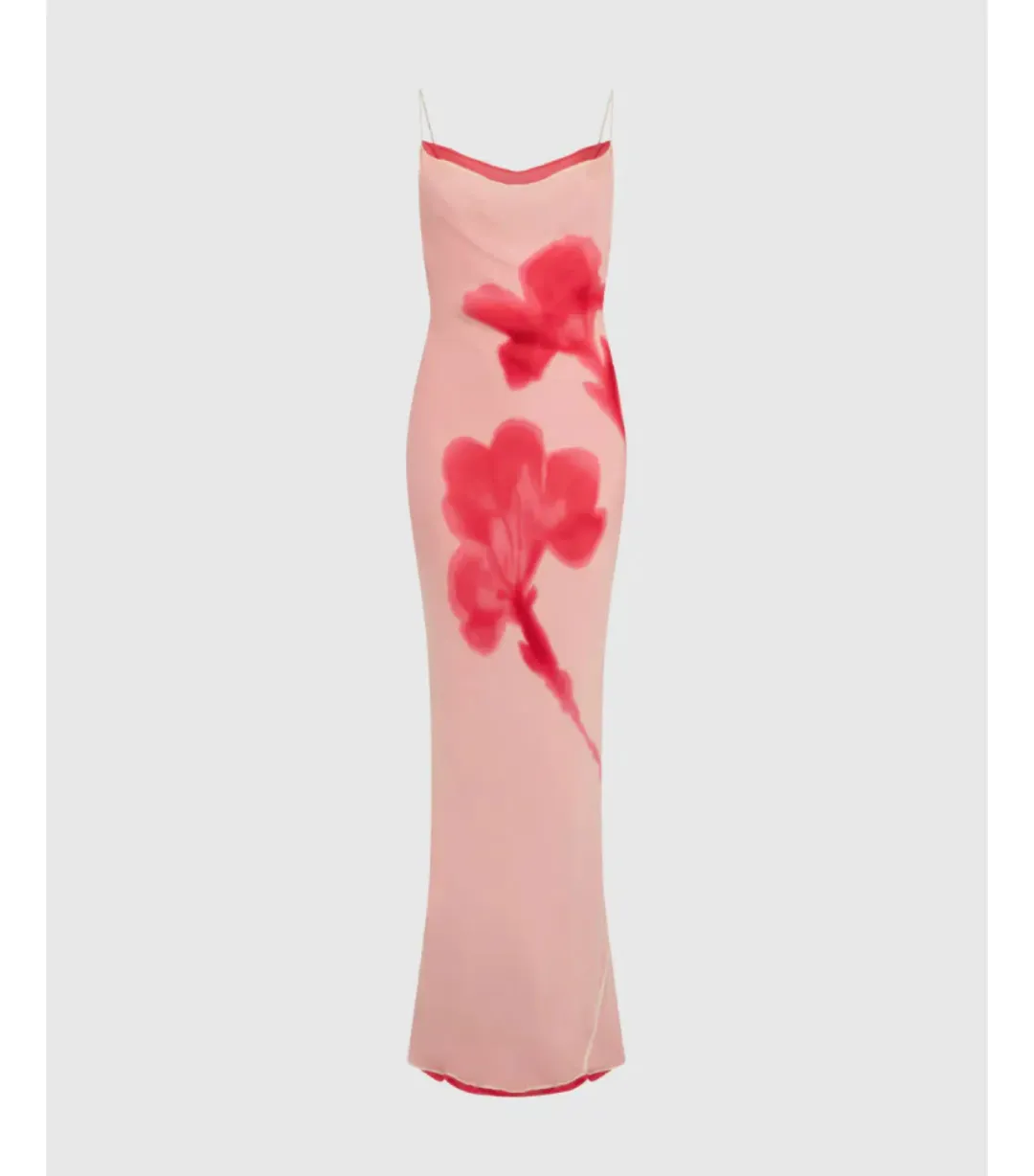 Rat & Boa Corali Maxi Dress Pink Floral Size AU 10 for rent on The Volte - main image