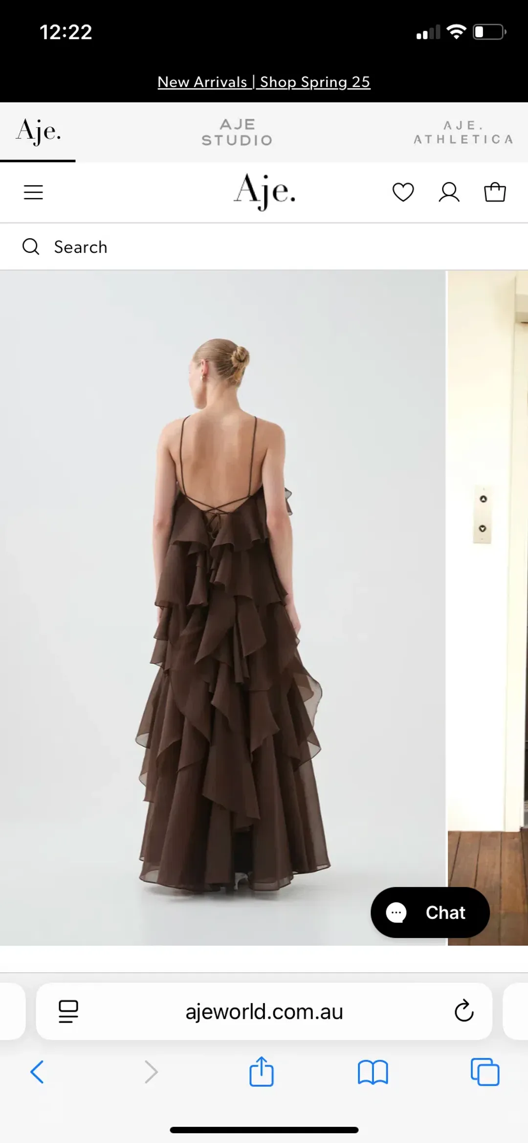 AJE Pandorea layered maxi dress for rent on The Volte - main image