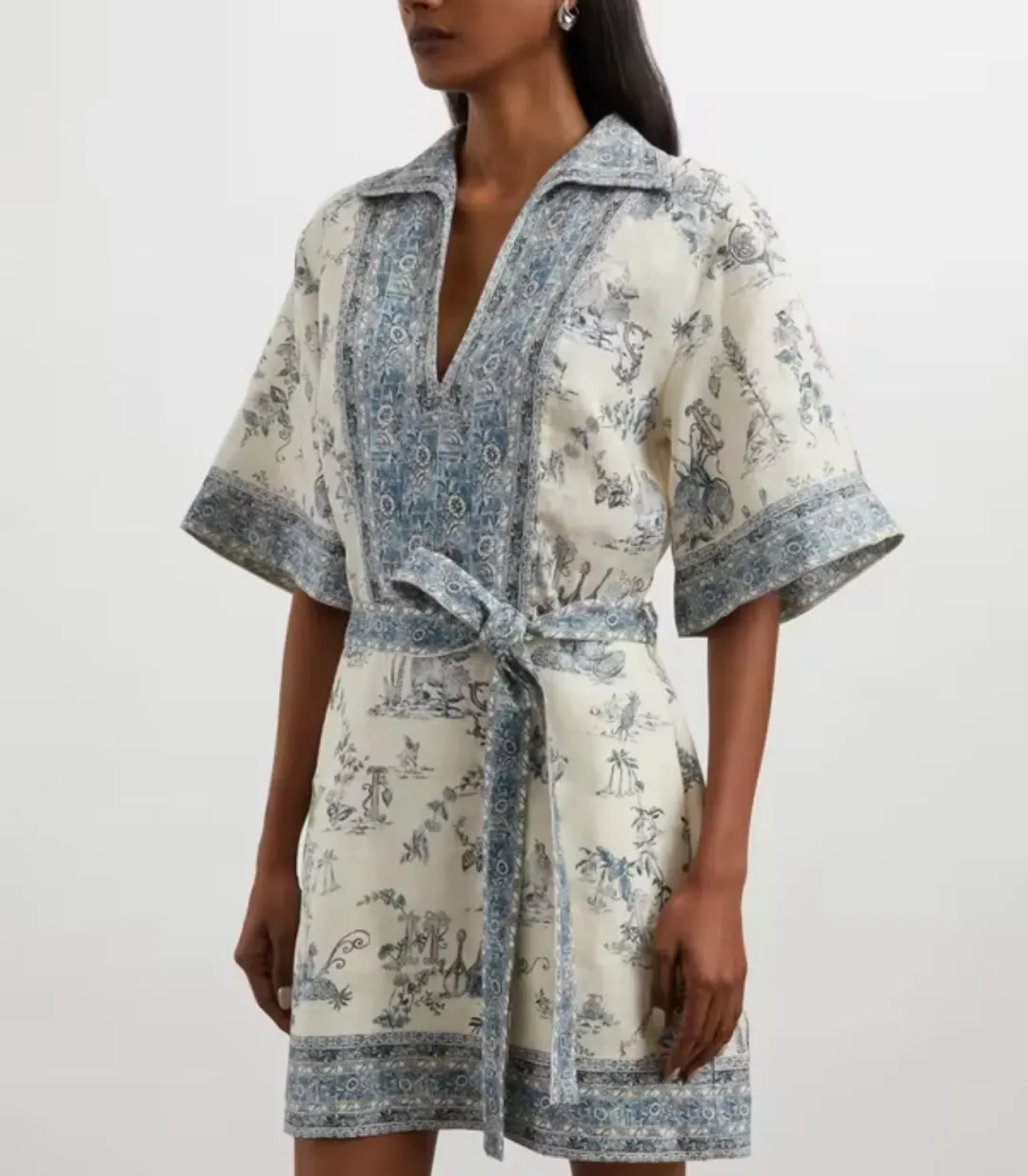 Alemais Casa Mini Dress - size 10 for rent on The Volte - main image