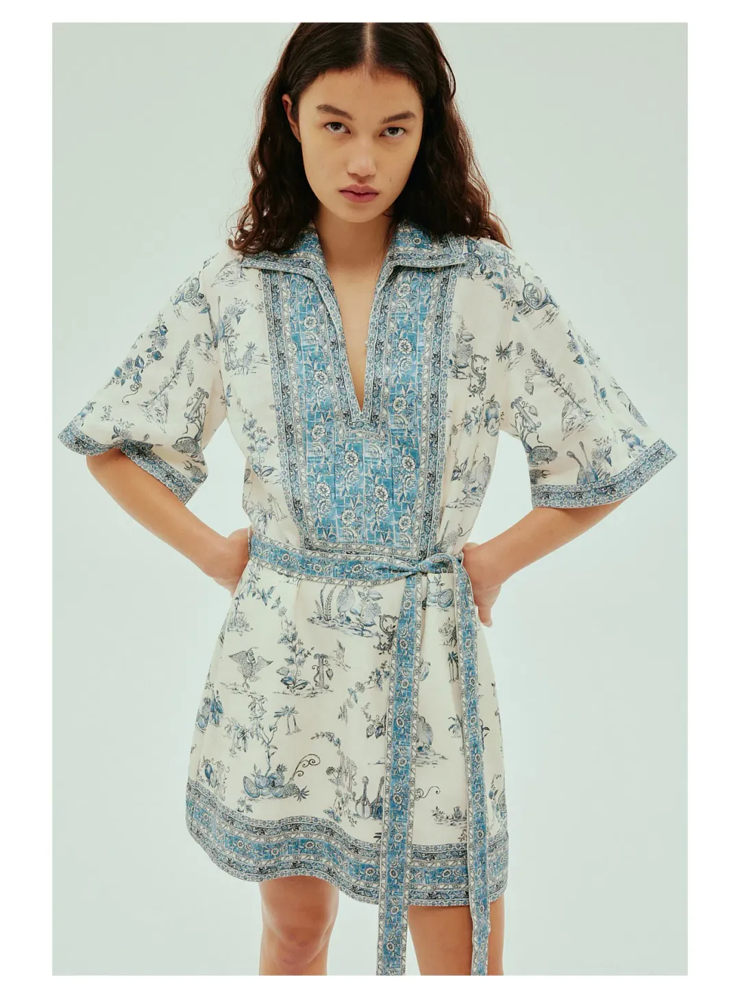 Alemais Casa Mini Dress - size 10 for rent on The Volte - main image