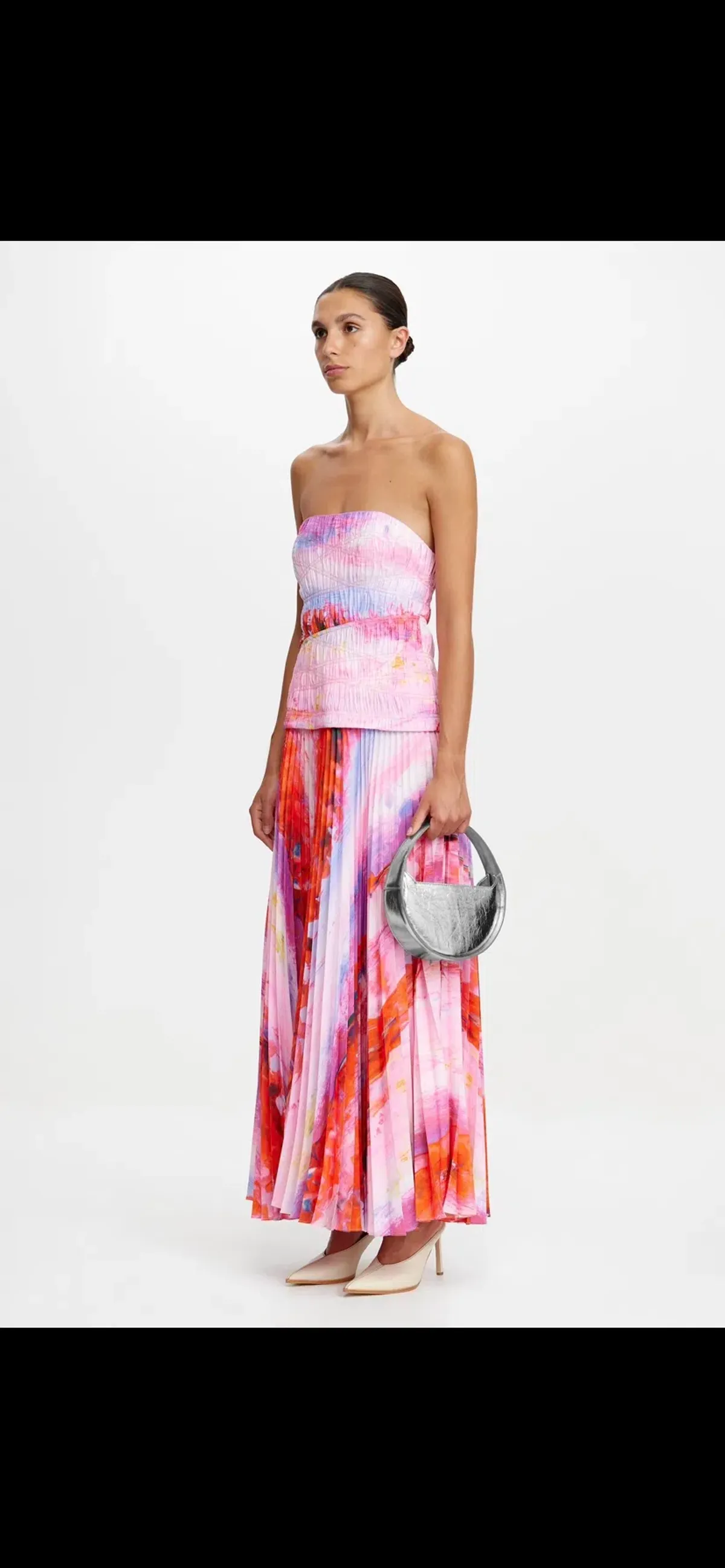 Acler Rockland Midi Dress Multi Size 10  - Image 2