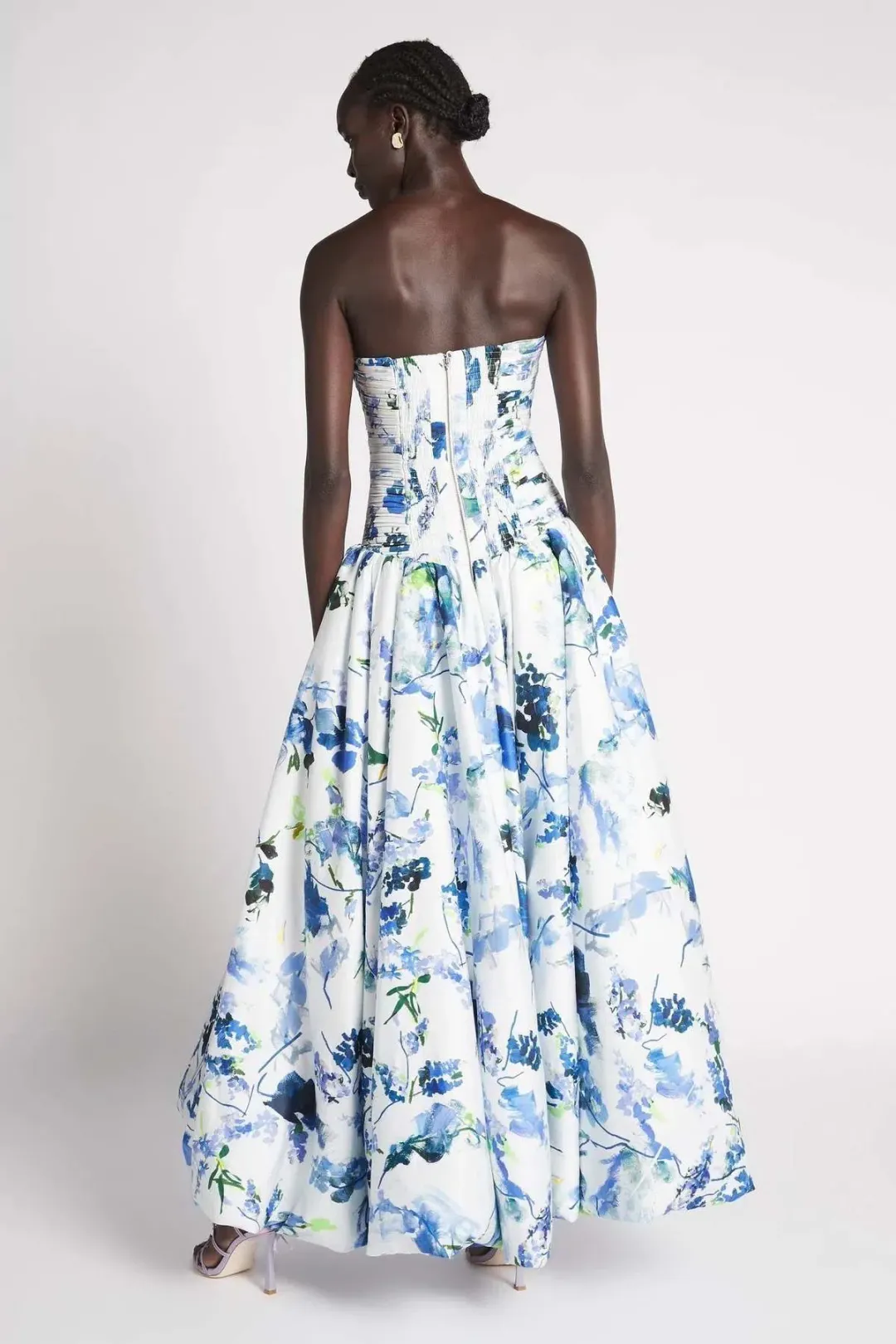 Aje Violette Bubble Hem Maxi Dress Lavenders of Provence Size 12 for rent on The Volte - main image