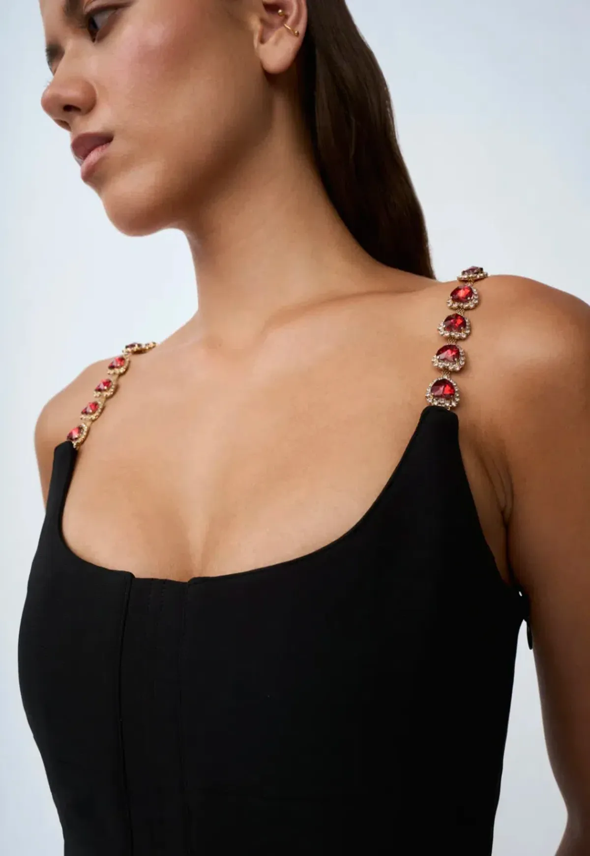 By Johnny Love Chain Mini Dress Black Size 14 - Image 6