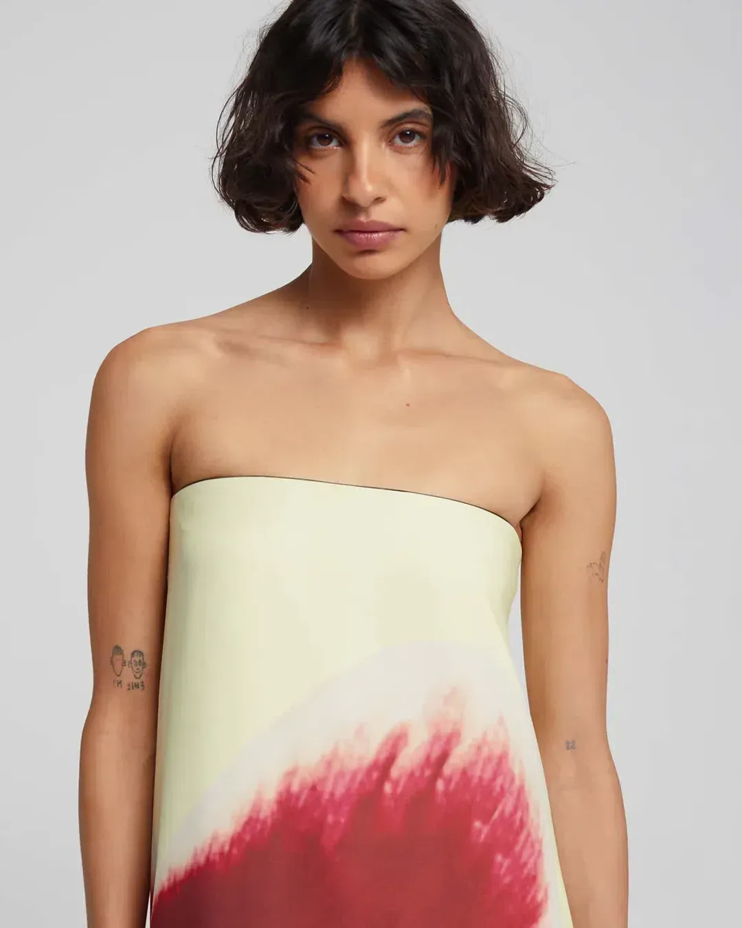 Rat & Boa Antheia Dress Cream Print Size L / AU 12 for rent on The Volte - main image