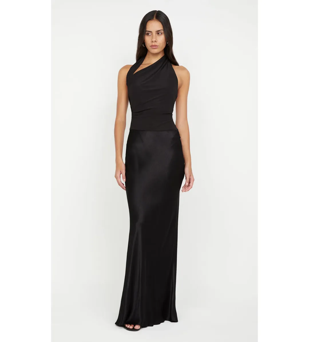 Bec + Bridge Ida Halter Maxi Dress Black Size 8 for rent on The Volte - main image