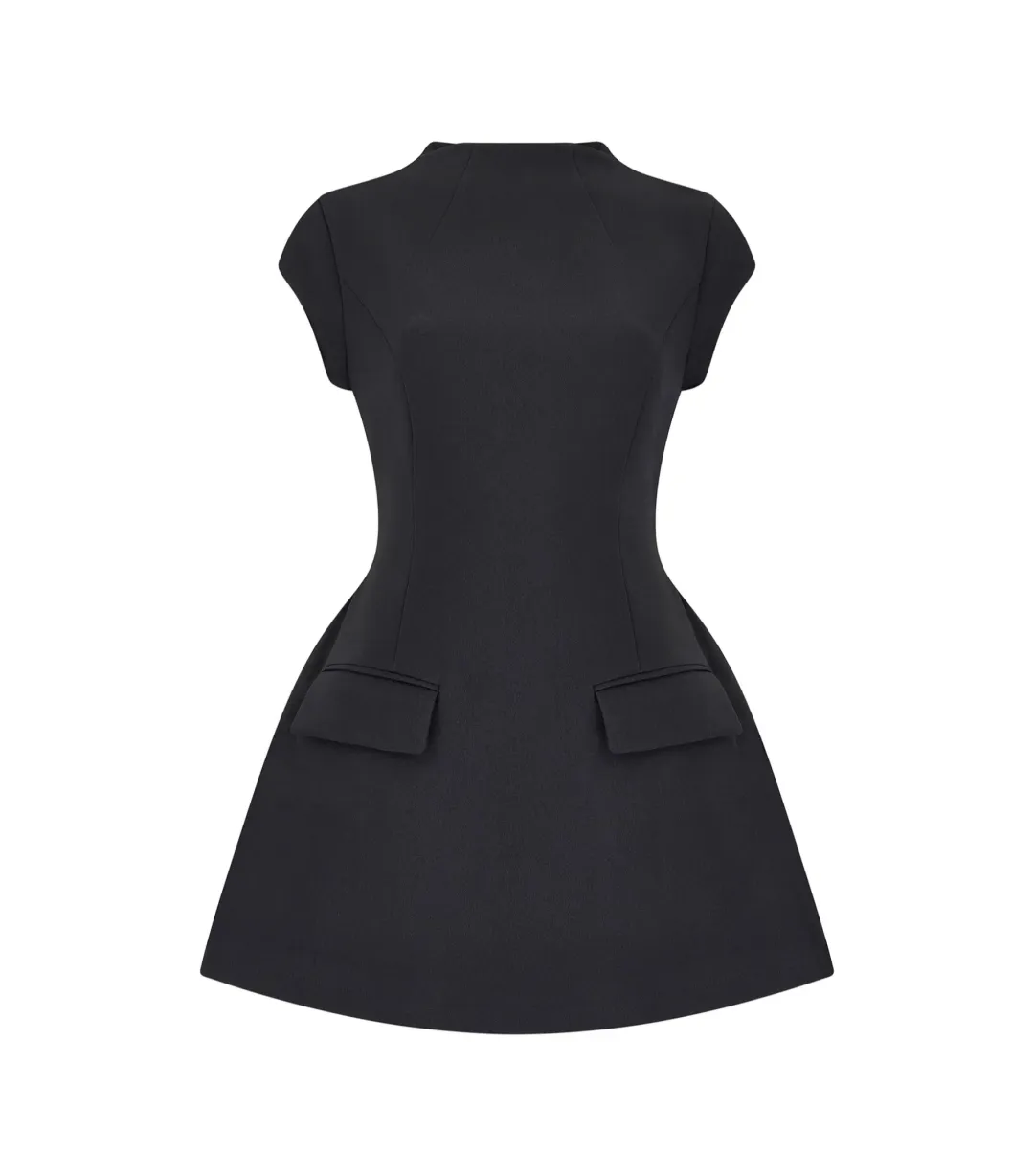 Odd Muse The Ultimate Muse Cap Sleeve Mini Dress Black Size S / AU 8 for rent on The Volte - main image