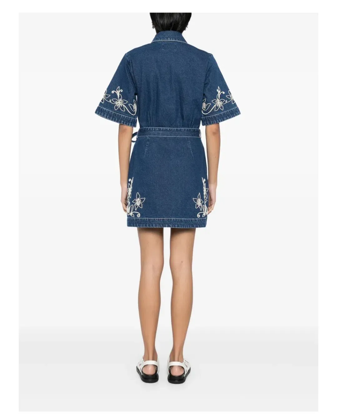 Alemais Carmen Mini Dress Blue Size AU 14 for rent on The Volte - main image