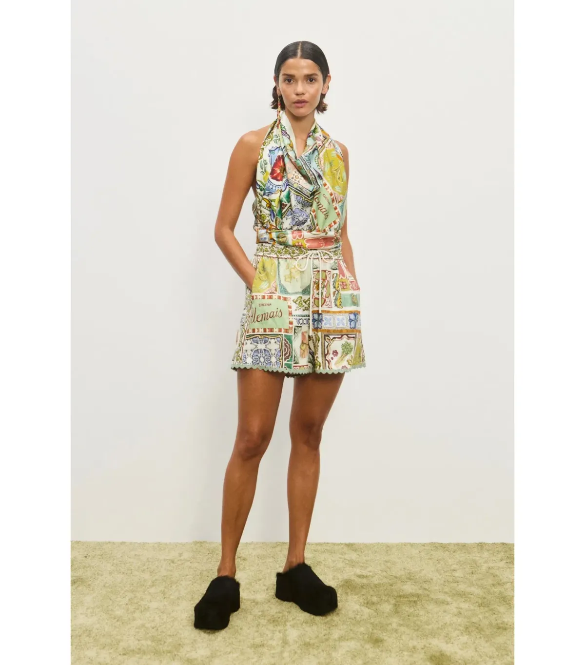 Alemais Tommasina Shirt Size AU 6 and Short Size AU 8 Set in Print  - Image 3