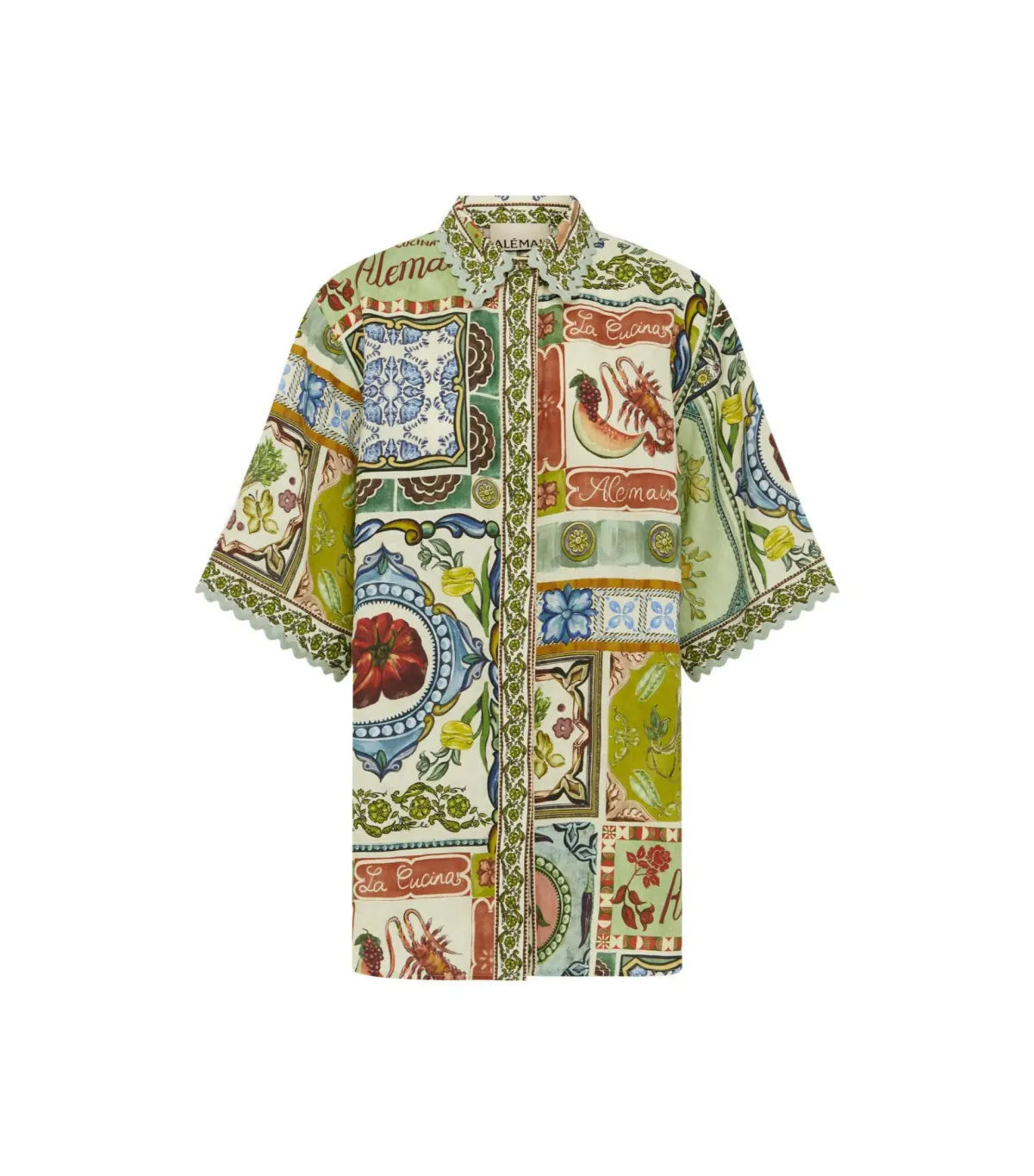 Alemais Tommasina Shirt Size AU 6 and Short Size AU 8 Set in Print  - Image 5