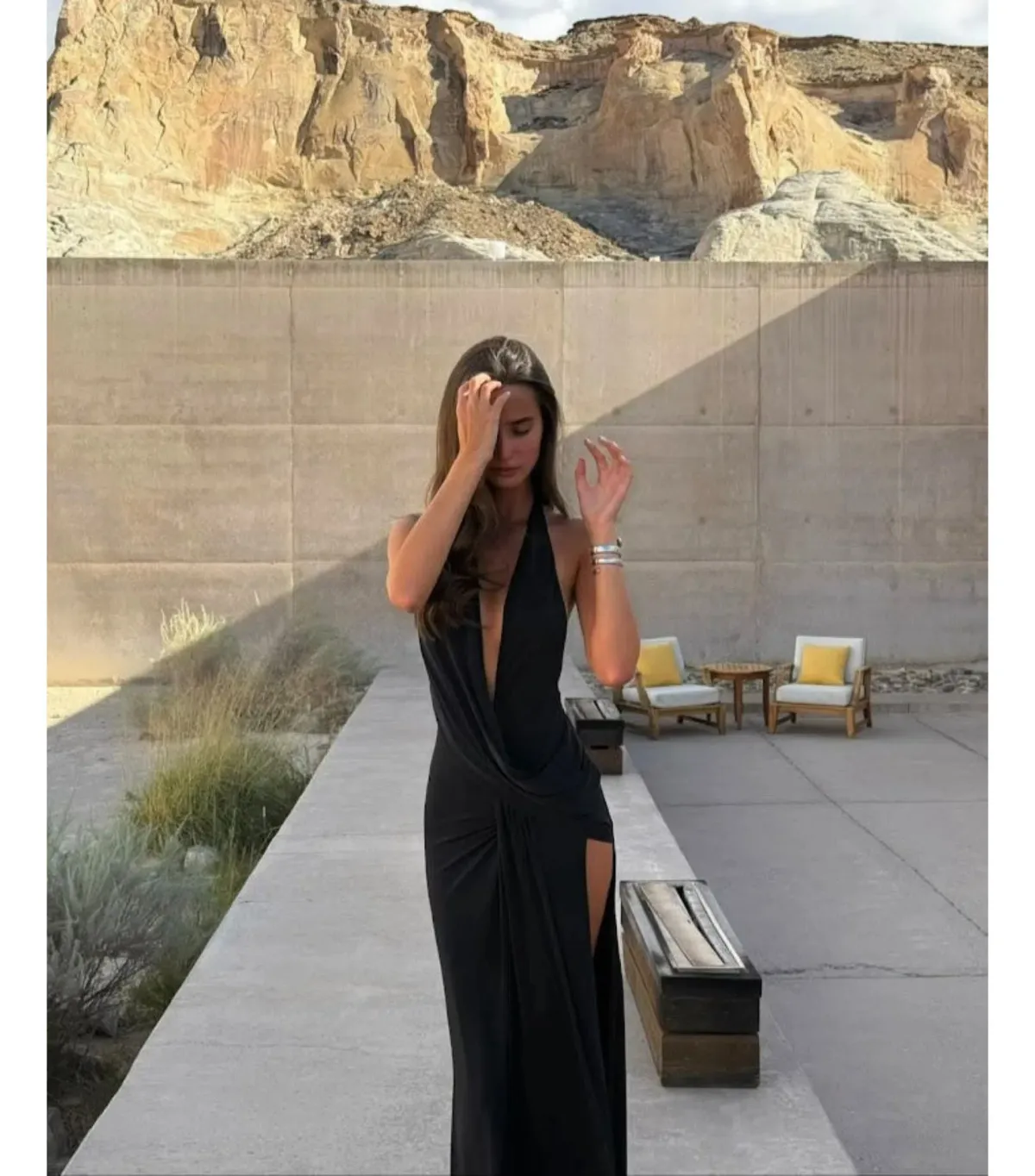 Natalie Rolt Winona Maxi Gown in Black Size 1 / AU 8  - Image 4