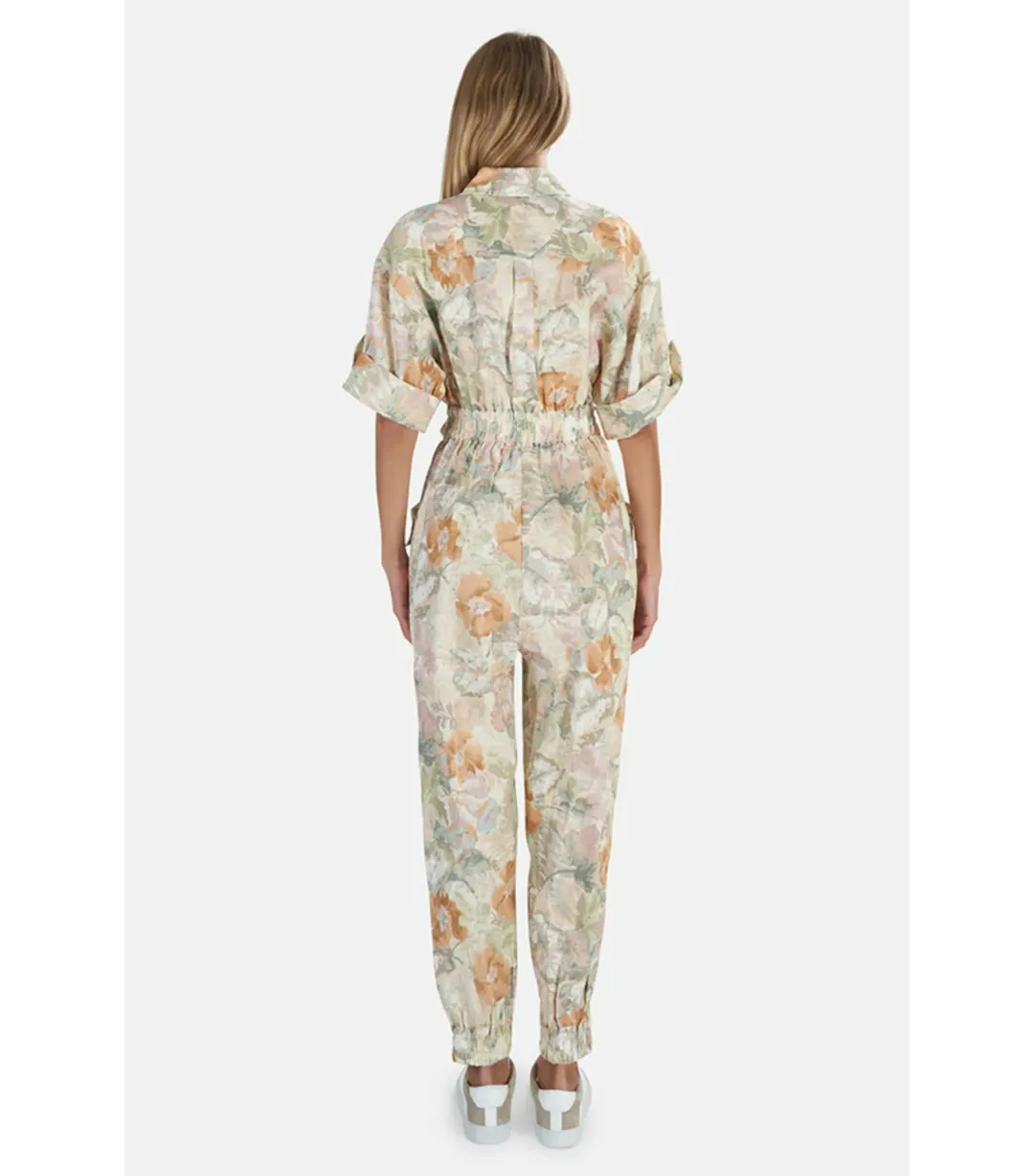 Zimmermann Glassy Boilersuit Washed Floral Size 1 / AU 10 for rent on The Volte - main image