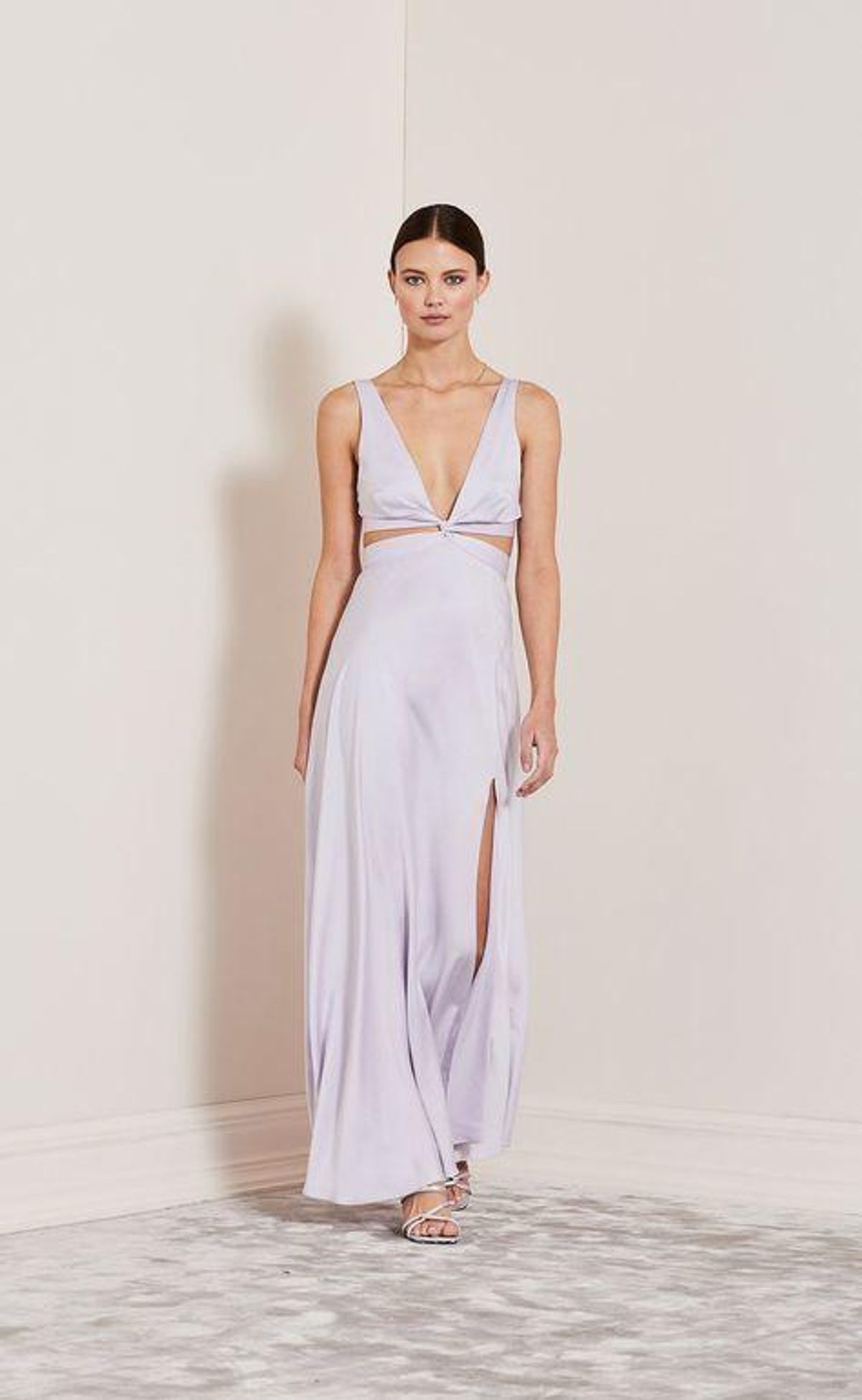 Bec and Bridge Kiss Me Cut Out Lilac Dress Size 6 - Image 1