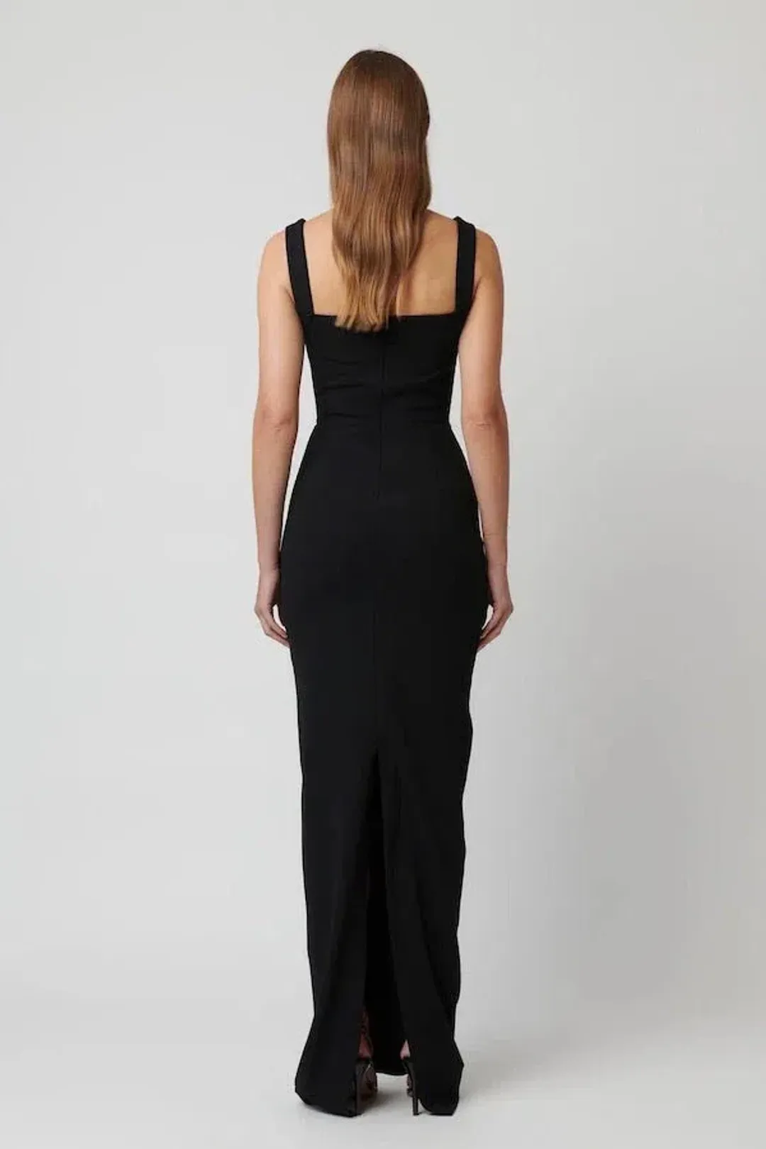 Effie Kats Marbella Maxi Gown Black Size AU 12  for rent on The Volte - main image