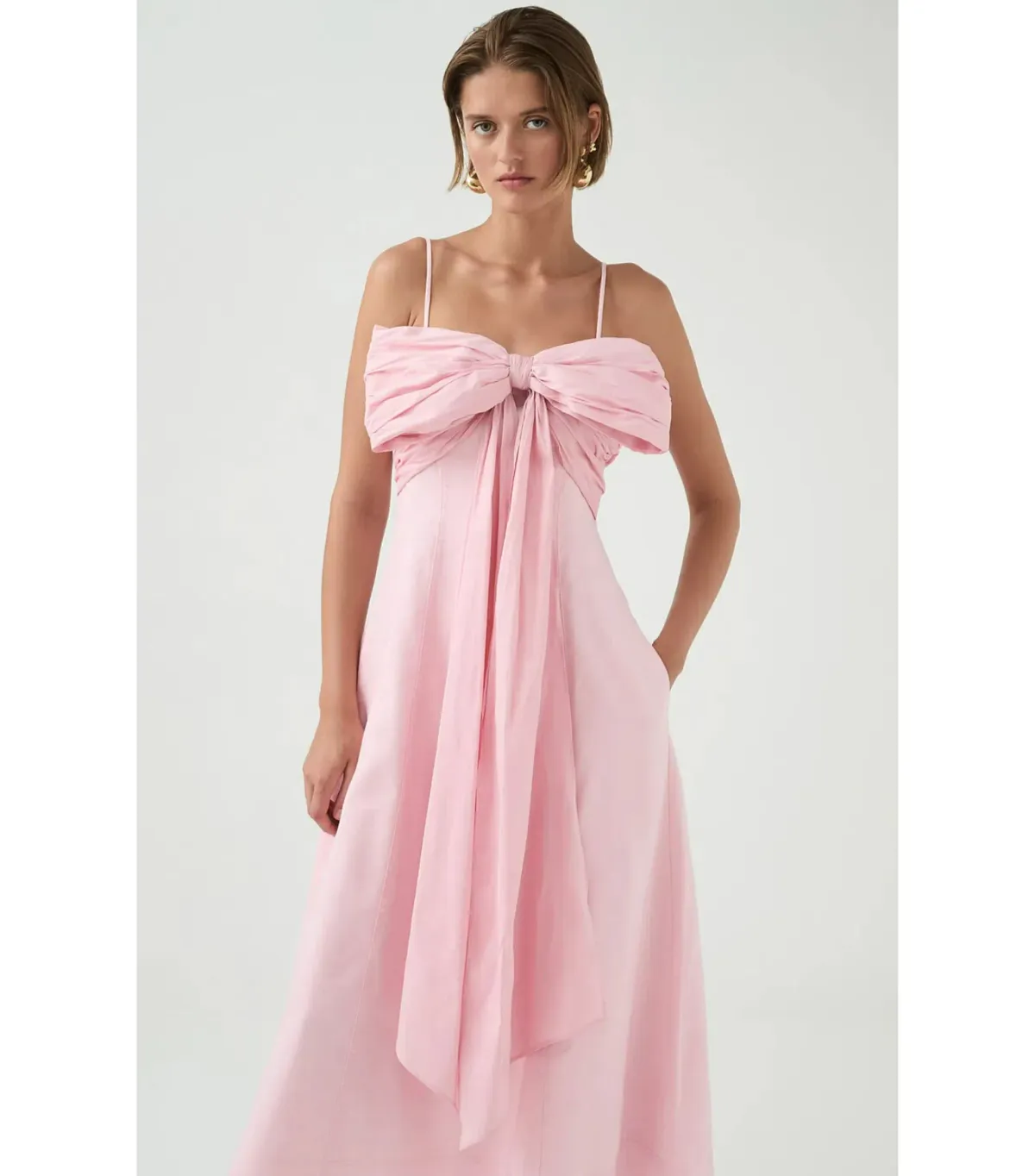 Aje Scarlett Midi Dress Cherry Blossom Size AU 10 - Image 2