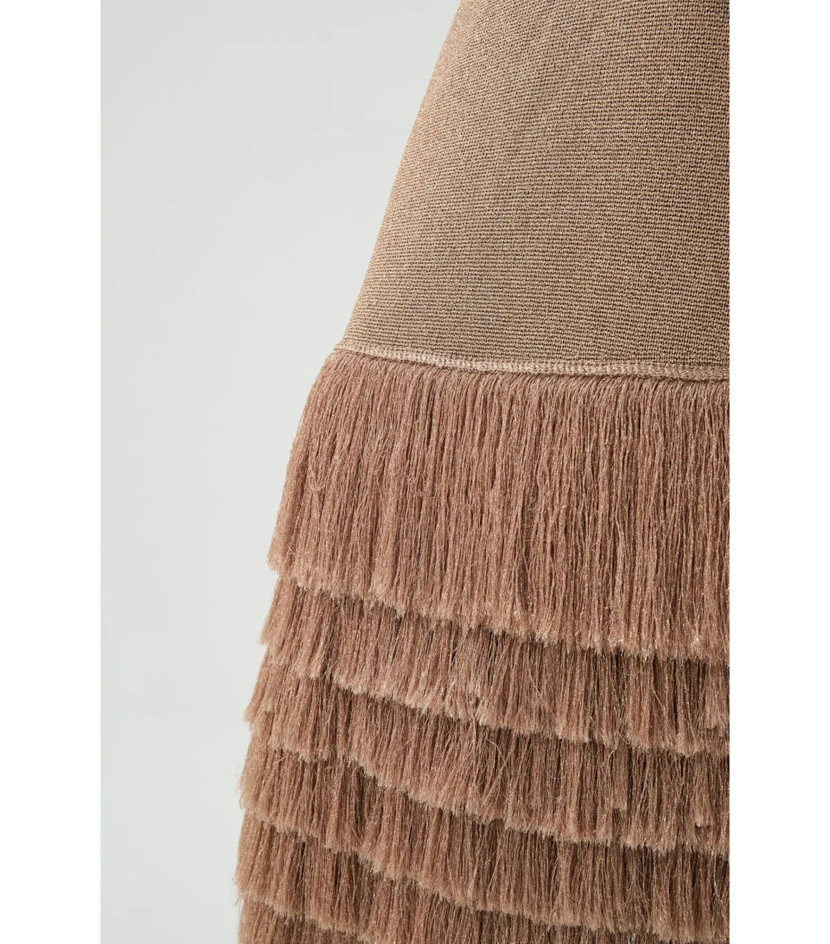 Aje Breeze Knit Midi Dress Rose Gold Size XS / AU 6 - Image 4