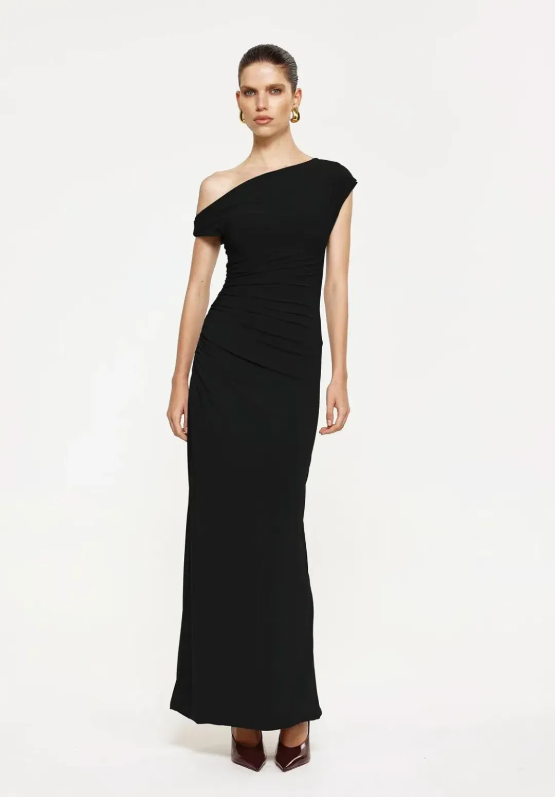 Effie Kats Annabella Gown Black Size 6   for rent on The Volte - main image