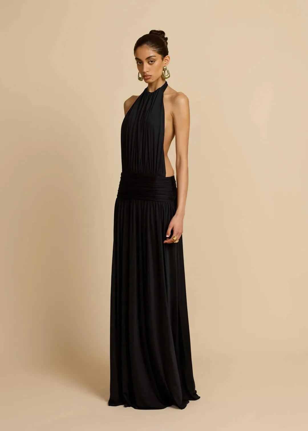 Arcina Ori Santina Maxi Dress Black Size S / AU 8  for rent on The Volte - main image