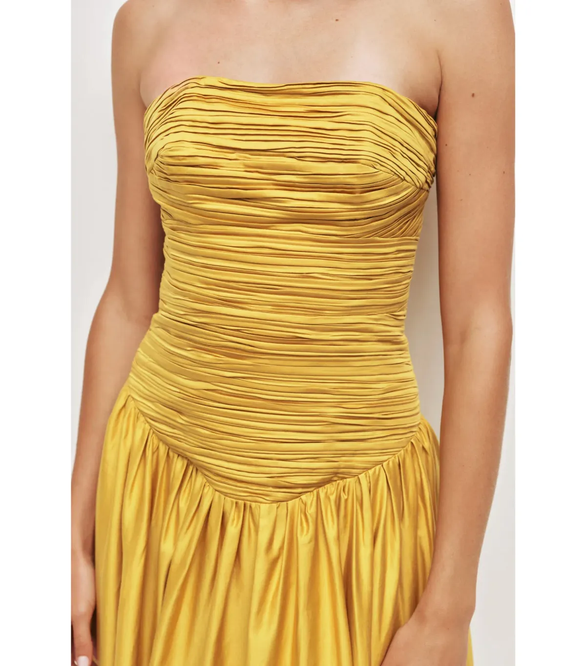Aje Marigold Midi Dress in Chartreuse Size AU 10 - Image 3