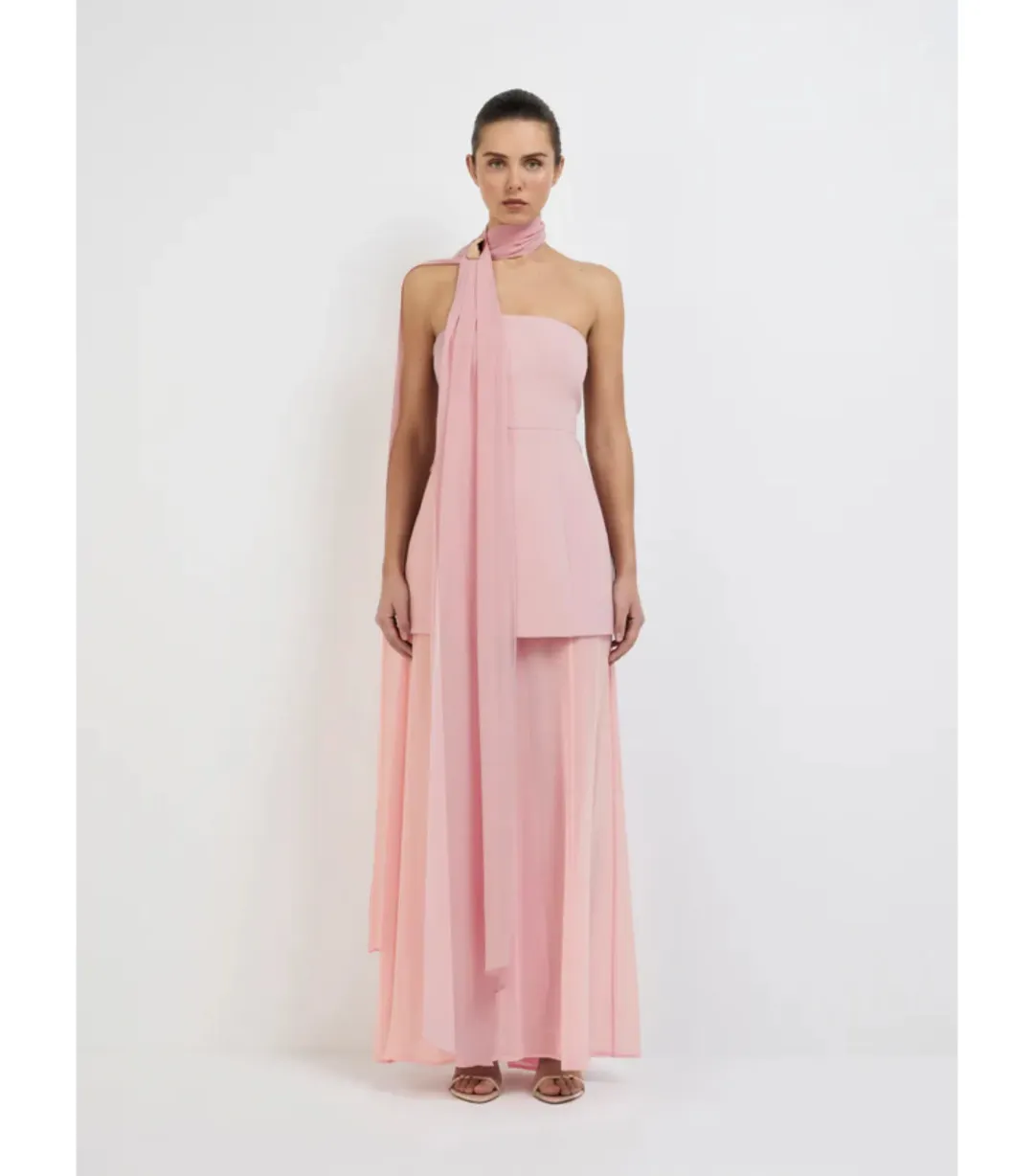 Sheike Marissa Maxi Dress Pink Size AU 16 for rent on The Volte - main image