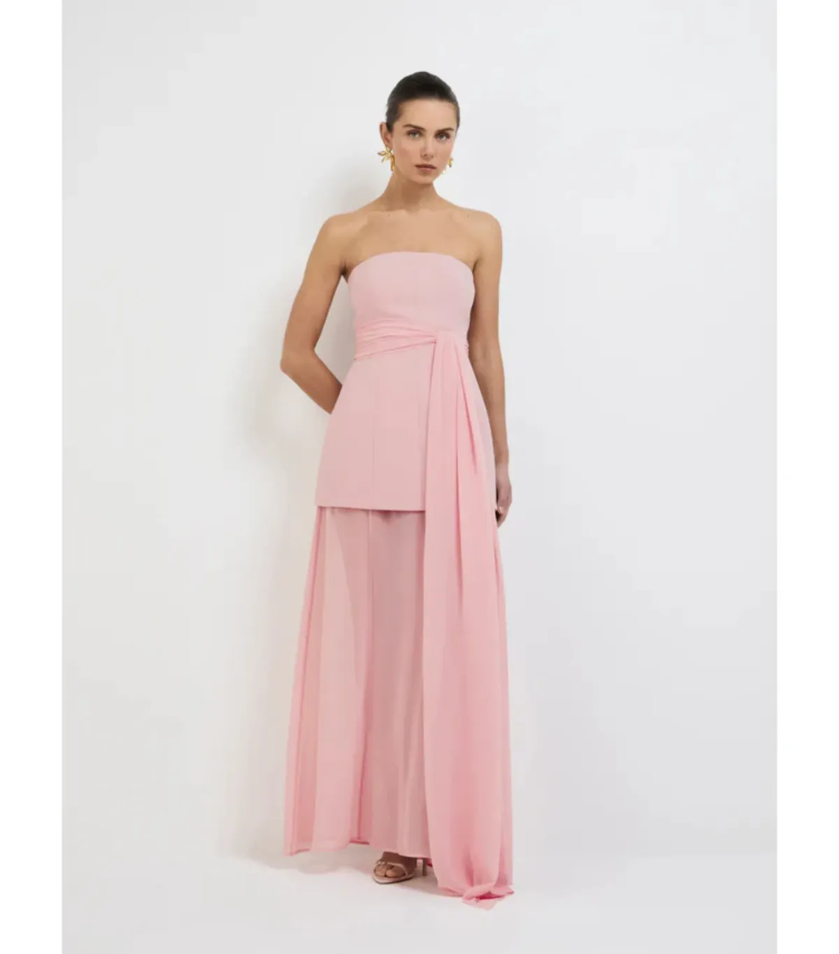 Sheike Marissa Maxi Dress Pink Size AU 16 - Image 3