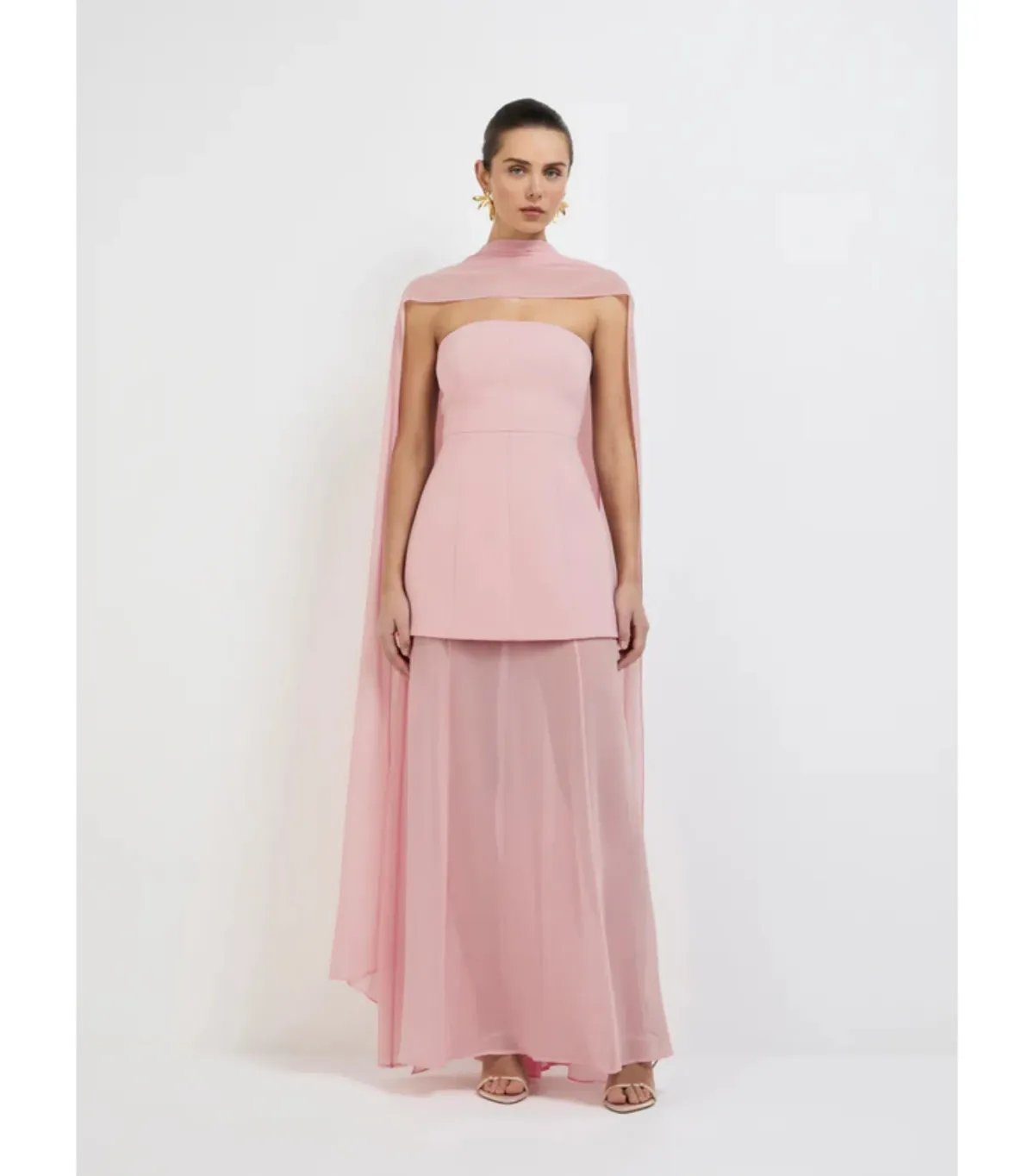 Sheike Marissa Maxi Dress Pink Size AU 16 - Image 5