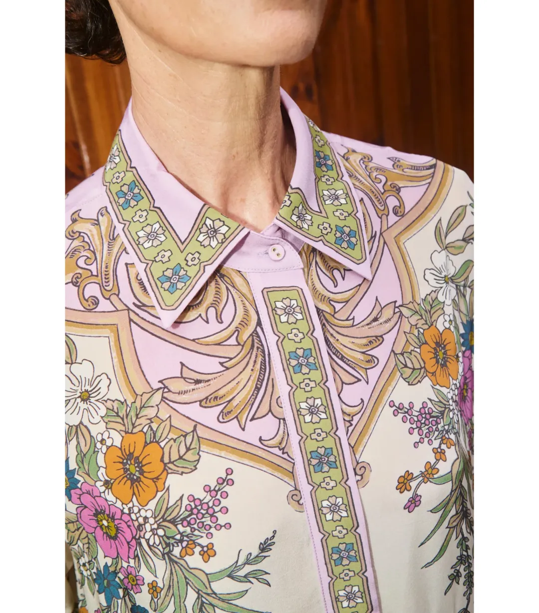 Alémais Antoinette Maxi Shirtdress Print Size AU 12 for rent on The Volte - main image