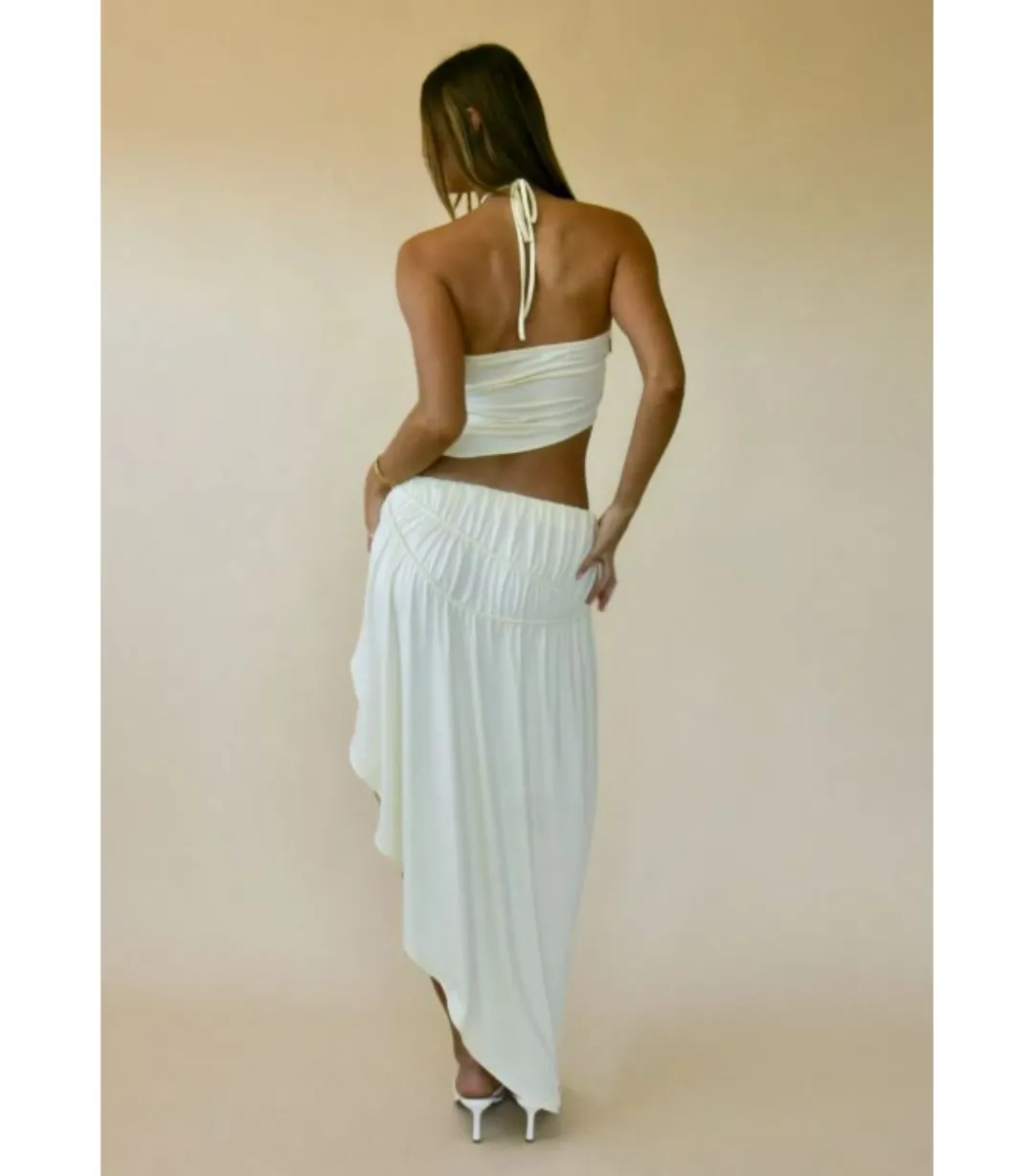 Koster Kulture Fleur top and Skirt Set Yellow Size XS / AU 6 for rent on The Volte - main image