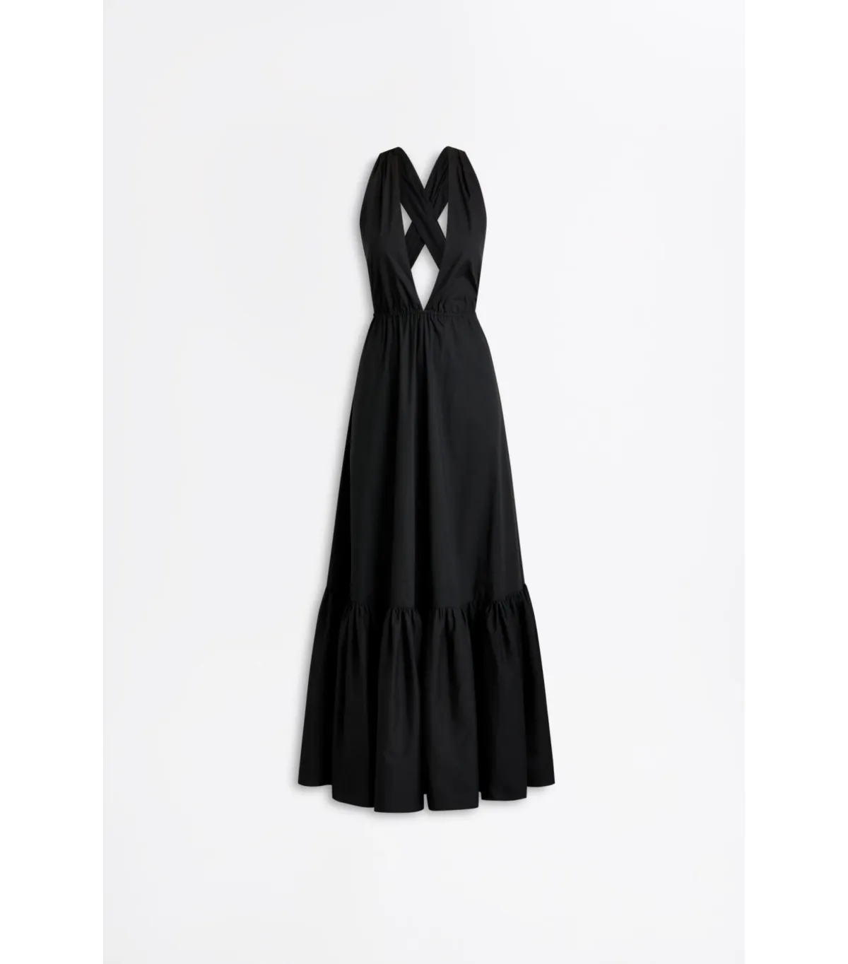 Scanlan Theodore Parachute Maxi Dress Black Size AU 6 - Image 7