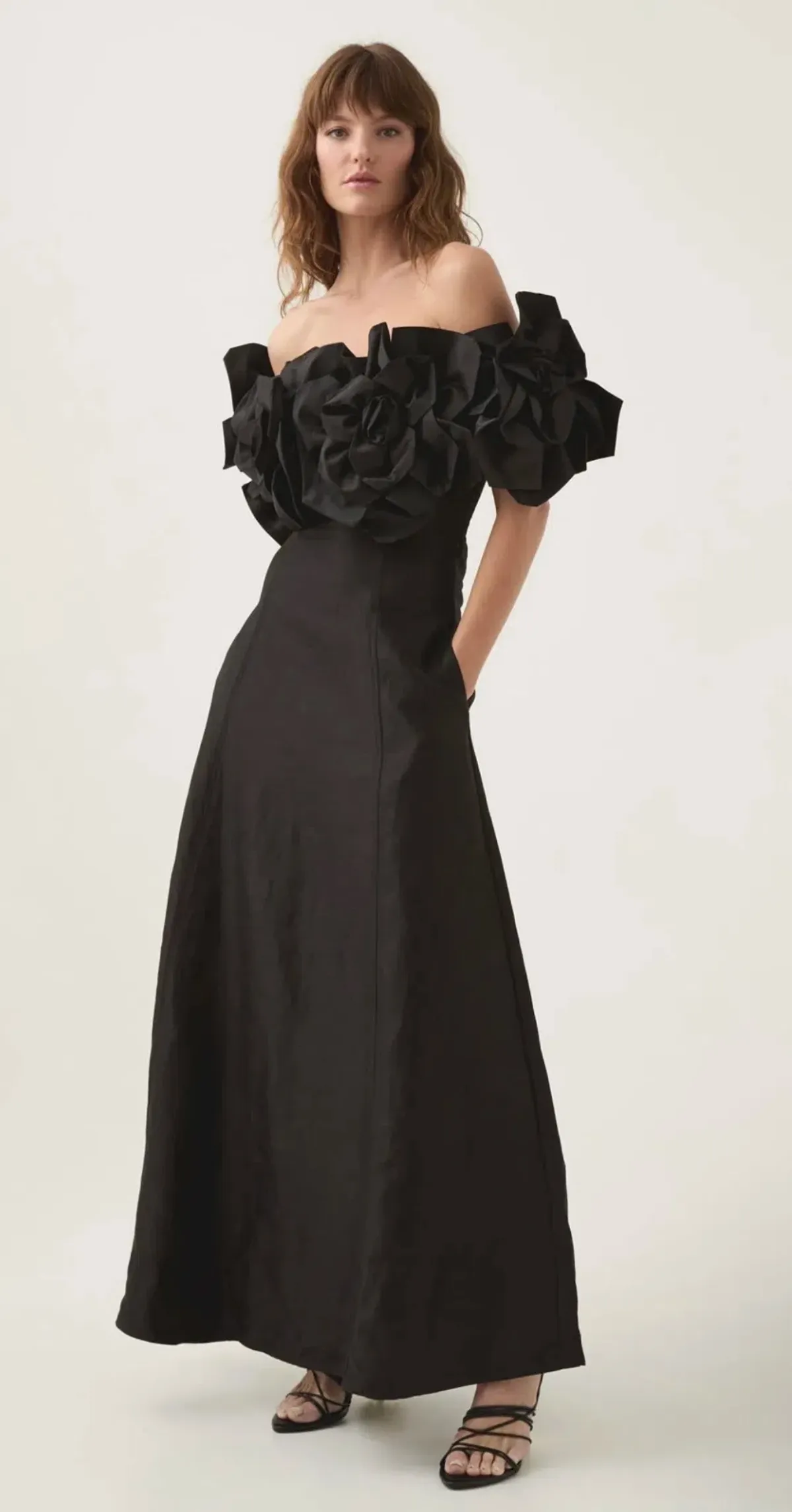 Aje Etta Midi Dress Black Size 14 - Image 2