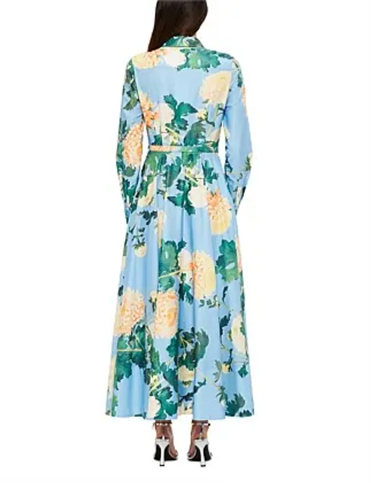 Leo Lin Zara Shirt Midi Dress Hydrangea Size 12 - Image 2