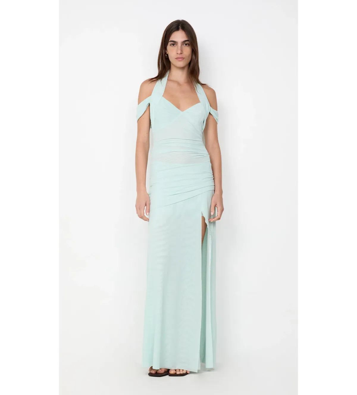 Bec & Bridge Winnie Halter Maxi Dress Spearmint Size 6 - Image 1