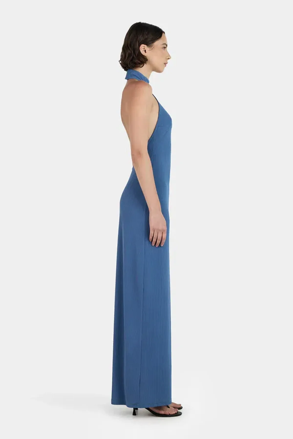 Turlington Maxi Dress in Blue - Image 2