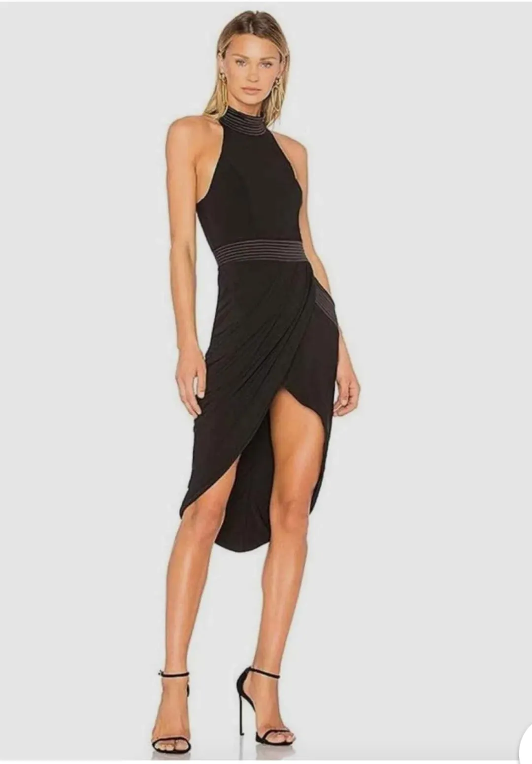 Zhivago Miracle Midi Dress  Black Size AU 12 for rent on The Volte - main image