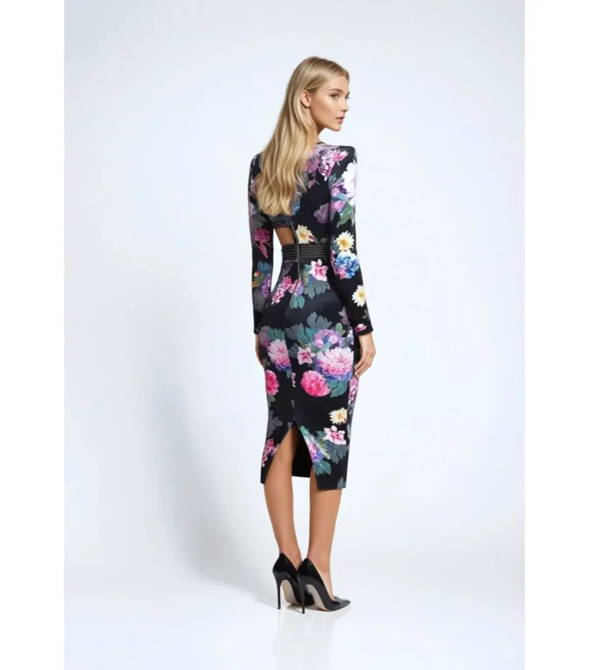 Zhivago Message To Love Floral Dress Black Size AU 12 - Image 2
