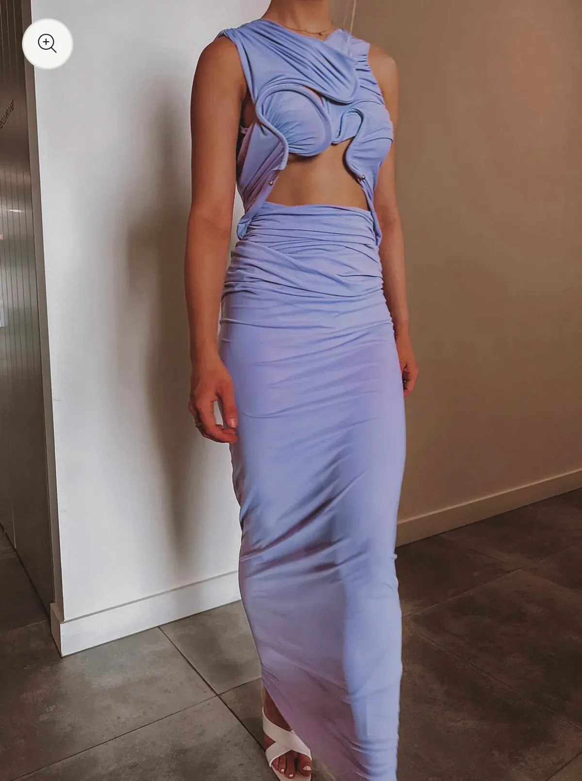 Christopher Esber Venus Tank Dress Lilac Size 10  - Image 1