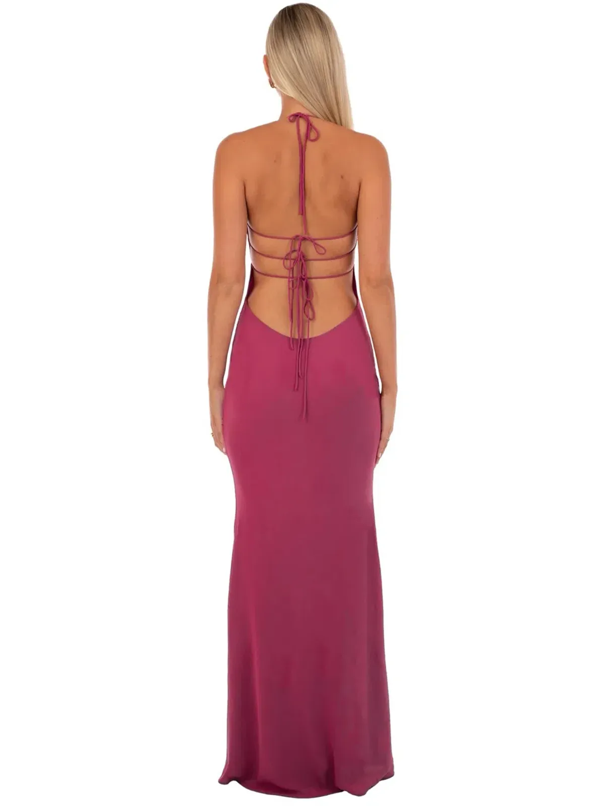 I Am Delilah Delilah Maxi Dress Wine Size 8 / S - Image 3