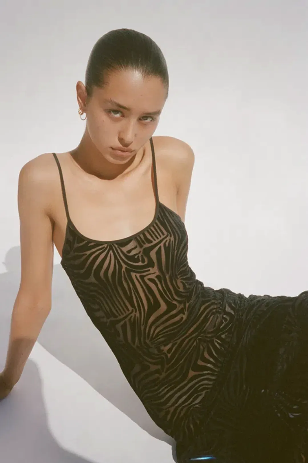 Realisation Amber Zebra Maxi Dress Black Size Small / AU 8 for rent on The Volte - main image