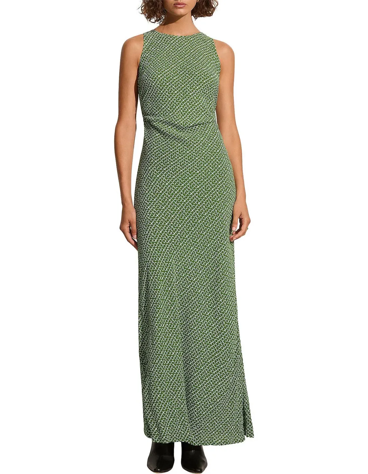 Faithfull the Brand Clementine Maxi Dress Green Size 8  - Image 3