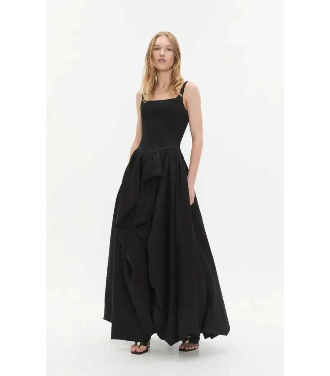 Aje Alani Maxi Gown in Black Size AU 8 for rent on The Volte - main image