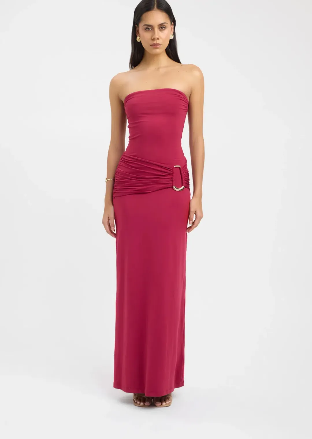 Kookai Torin Trim Maxi dress for rent on The Volte - main image