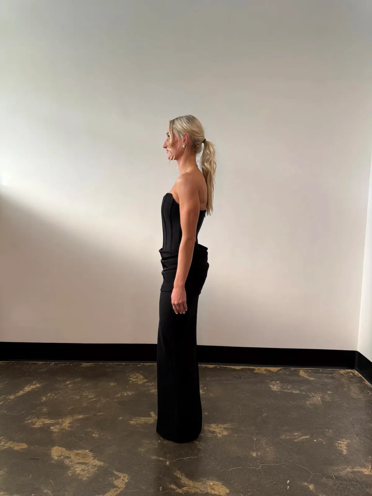 ELIYA THE LABEL HILDA GOWN / BLACK / SIZE 10 - Image 4