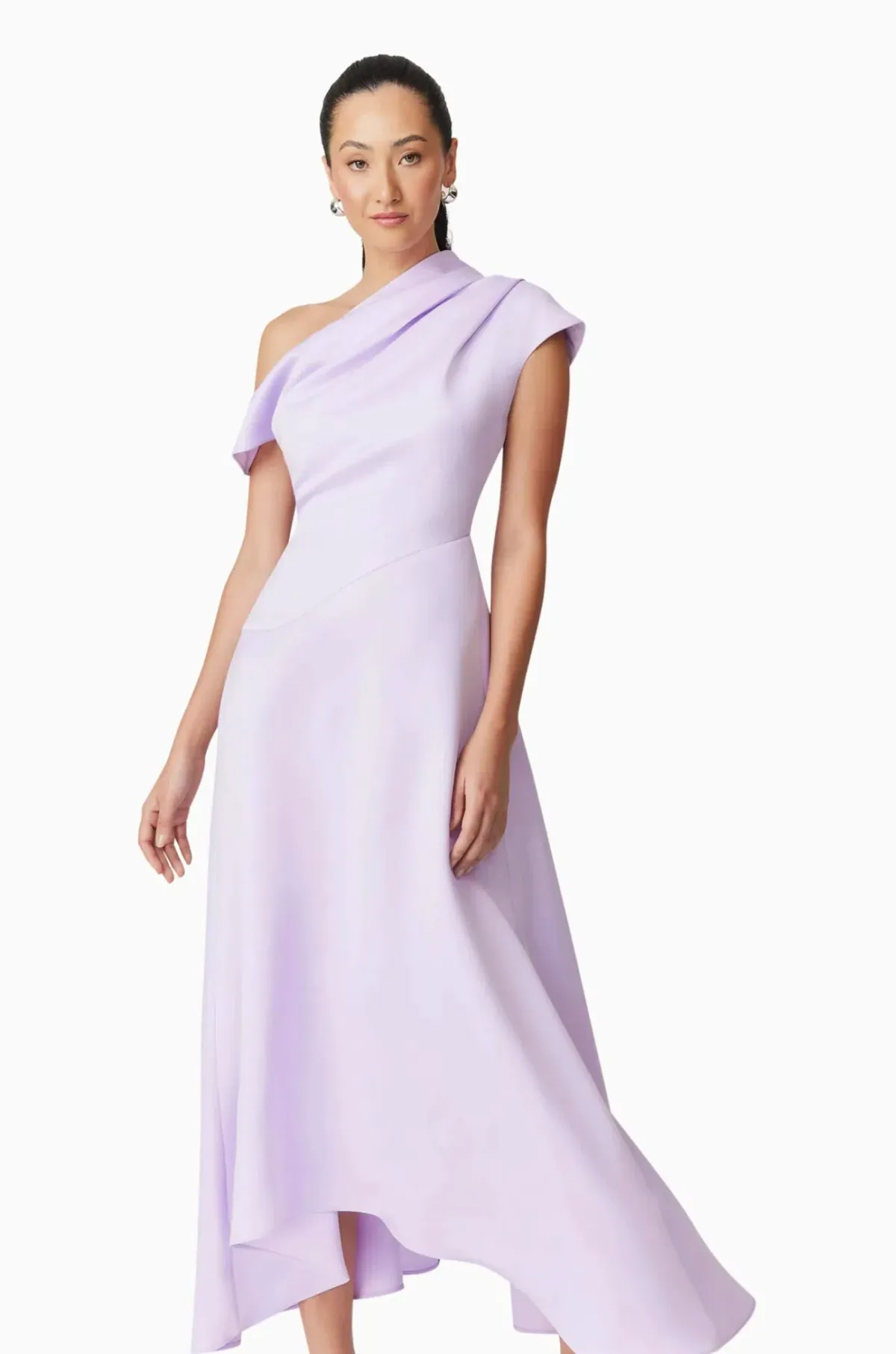 Elliatt Marissa One Shoulder Gown in Purple Size AU 8/S - Image 5
