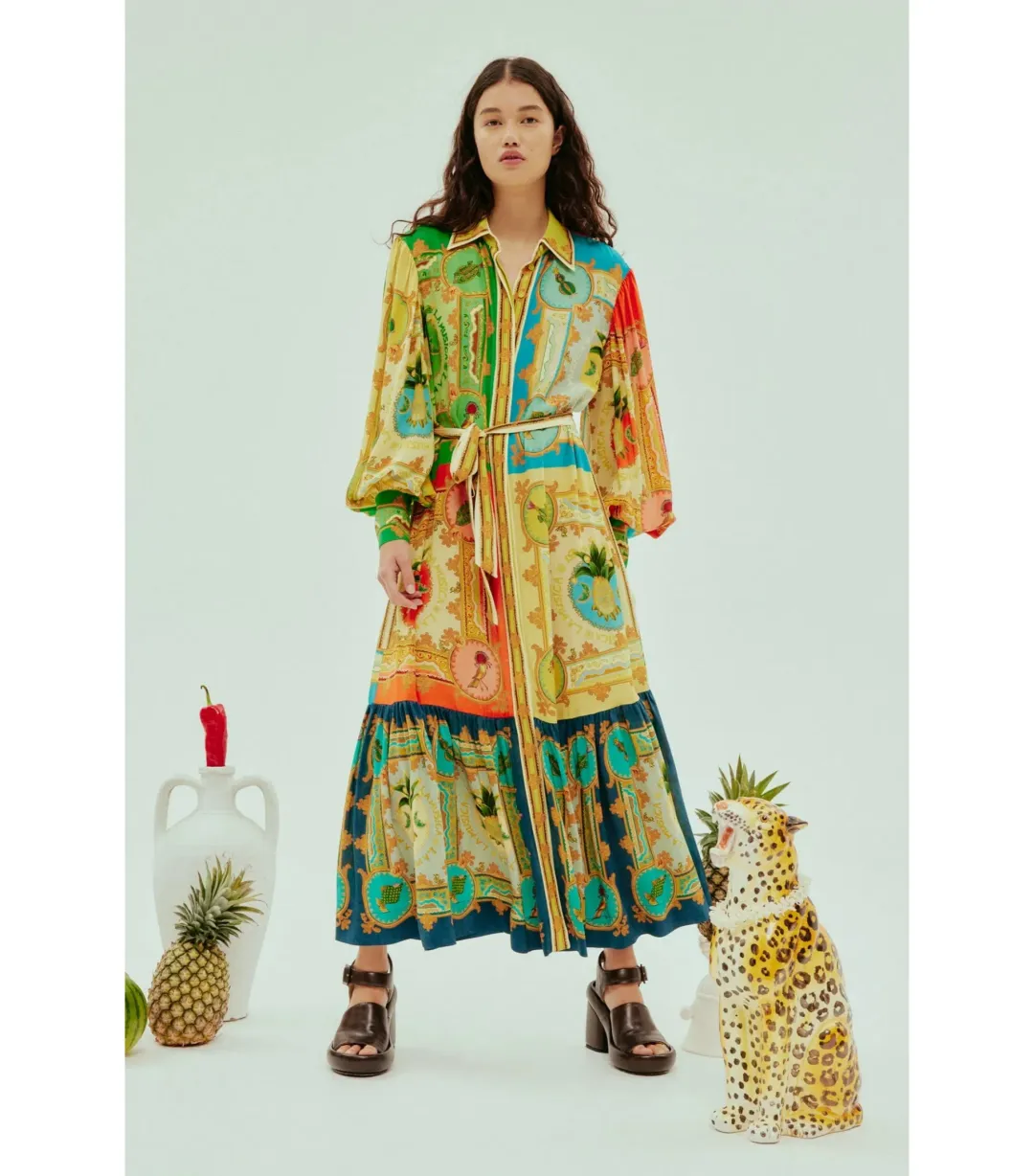 Alémais La Musica Shirtdress multi Size 8 for rent on The Volte - main image