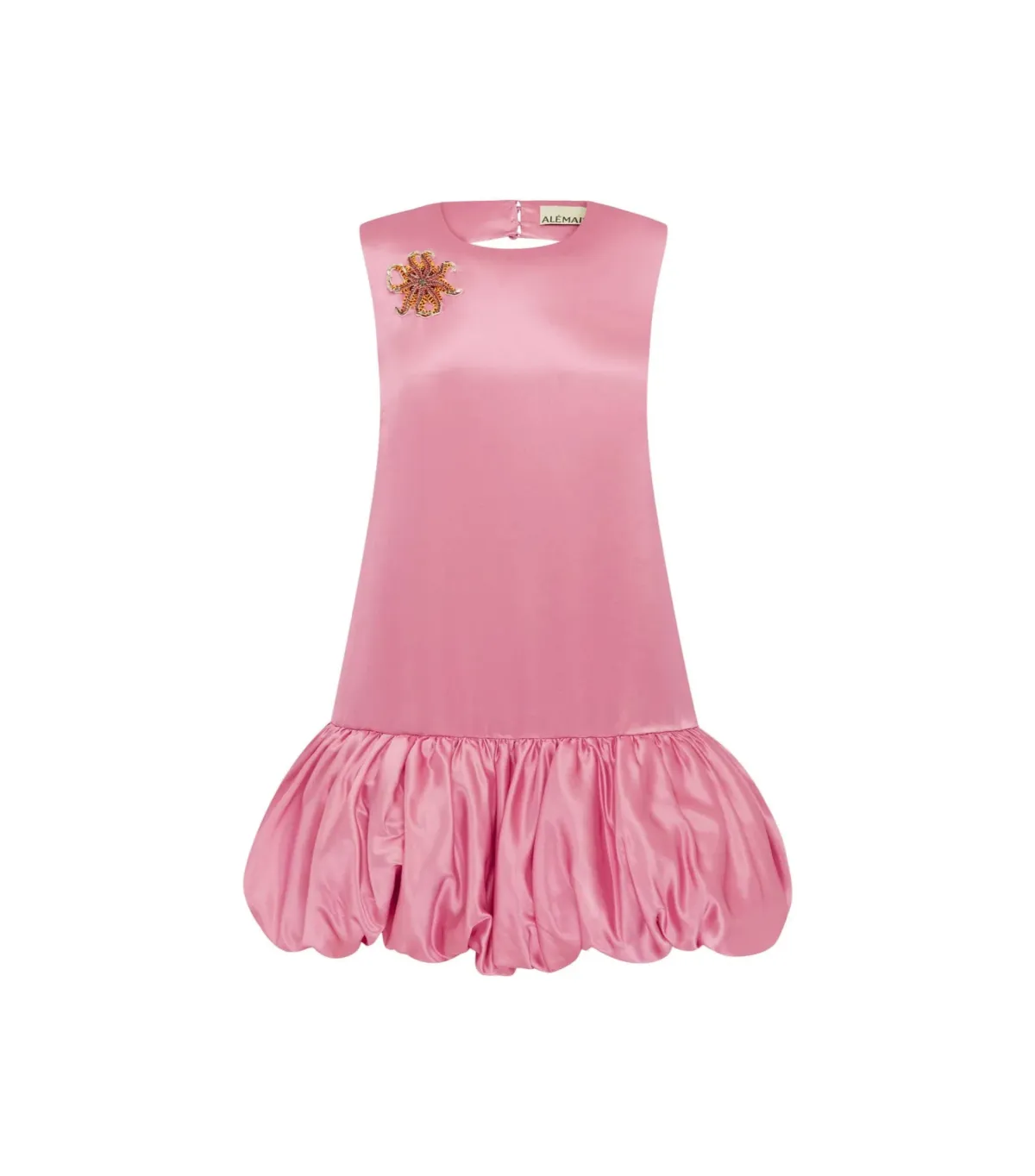 Alémais Neptuna Mini Dress Pink Size 4 - Image 5