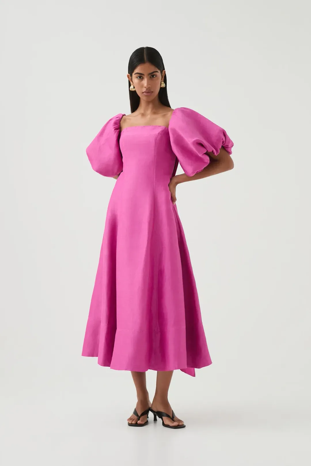 AJE Incarnation Midi Dress Size 10 for rent on The Volte - main image